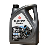 Takayama Mototec 7000 4T 5W-40 API SN JASO MA2 4л