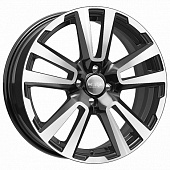 КиК КС874 6.5x17/4x100 ET43 D60.1 сильвер